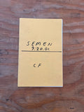 CF - Semen 9.20.01 Zine + Air Funeral From Castle Dungeon Zine (Signed)
