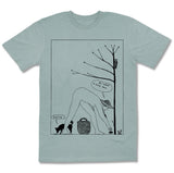 *FUNDRAISER* Robert M. Wolfe Memorial Garden T-shirt designed by Aidan Koch